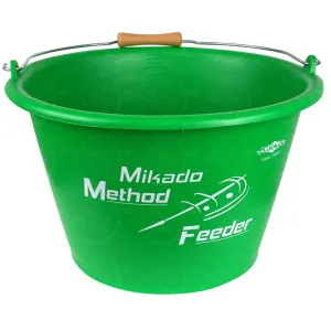 Wiadro Wędkarskie Mikado Method Feeder 17L – Wytrzymałe i Elastyczne