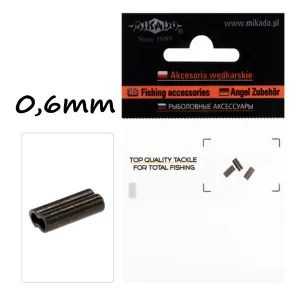 Tulejki Zaciskowe Podwójne Mikado 0.6 mm (20 szt.) – trwałe i precyzyjne połączenie