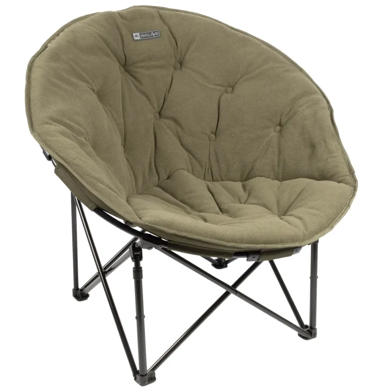 Mikado Enclave Moon Chair – fotel karpiowy z polarowym materacem i nośnością 150 kg