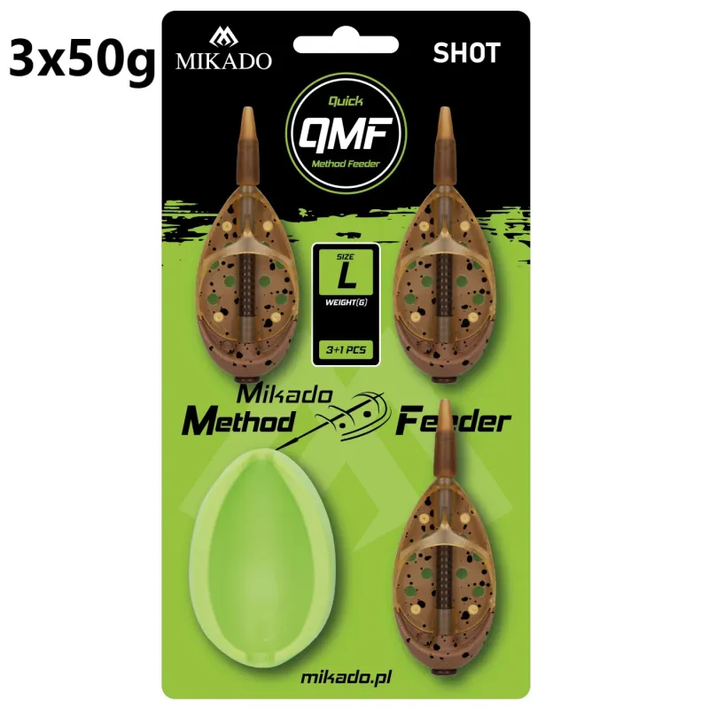 Zestaw koszyków Method Shot Q.M.F.  L 3x50g
