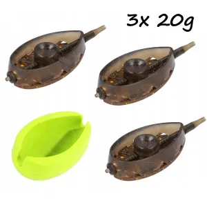 Zestaw kszyków Methd Feeder Aperio 3x20g