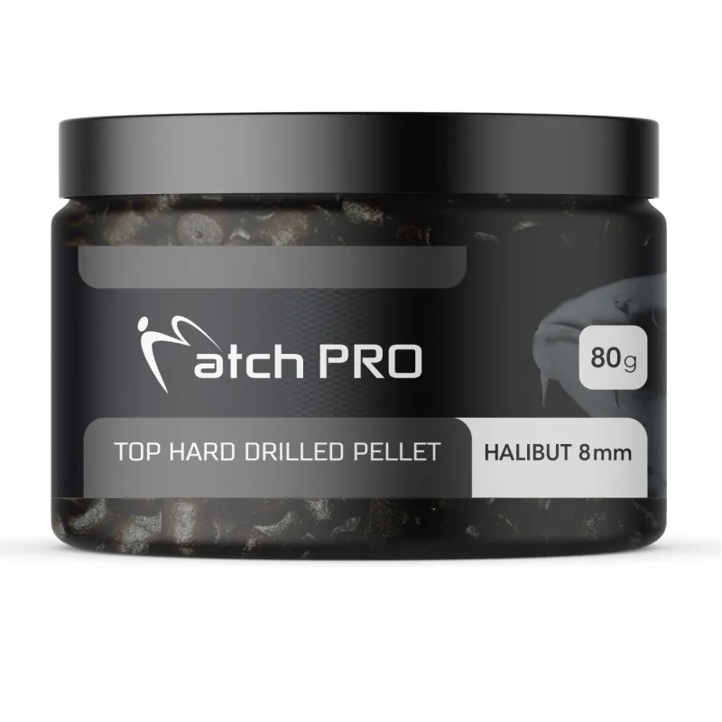 Pellet haczykowy MatchPro Hard Halibut 8mm – twardy pellet na duże ryby