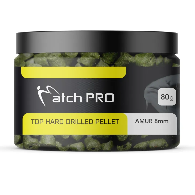 Pellet haczykowy MatchPro Hard Amur 8mm – twardy pellet na amury i karpie
