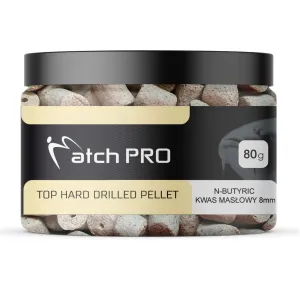 Pellet haczykowy MatchPro Hard Kwas Masłowy 8mm – twardy pellet na karpie i amury
