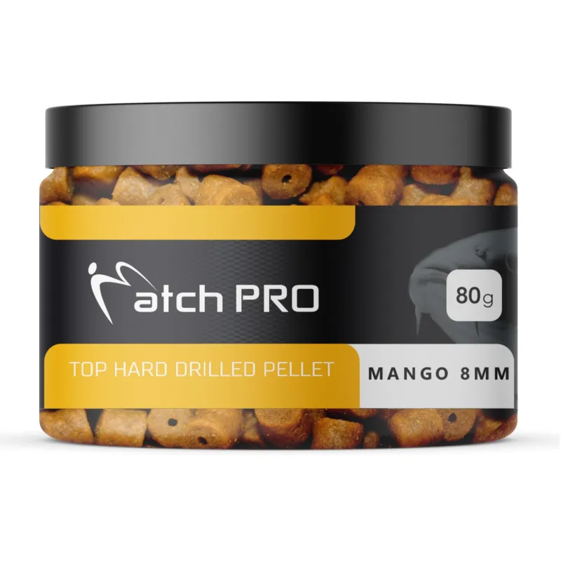 Pellet haczykowy MatchPro Hard Mango 8mm – twardy pellet na karpie i amury