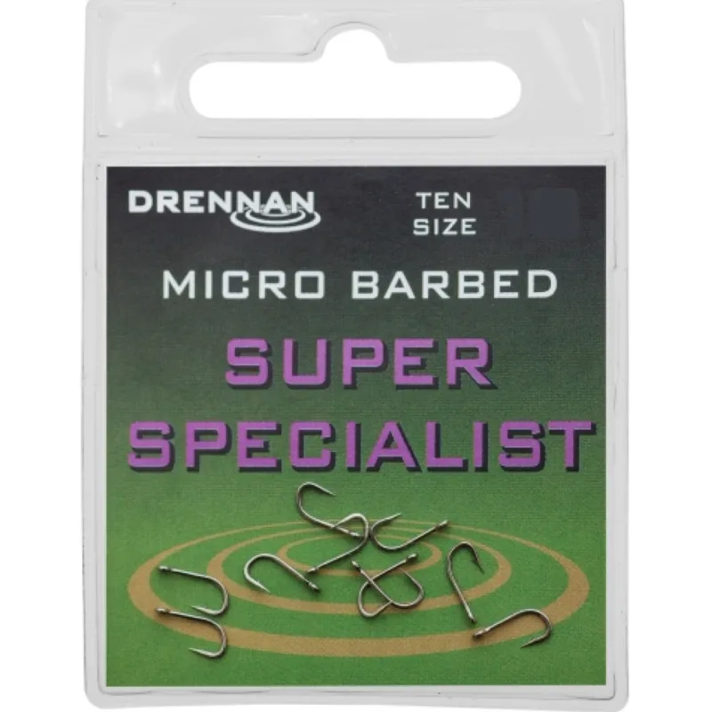 Haczyki Drennan Super Specialist Nr 8 – mocne haczyki na karpia i lina