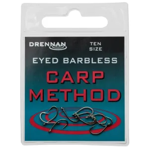 Haczyki Drennan Carp Method Nr 10 – 10 szt. bezzadziorowe