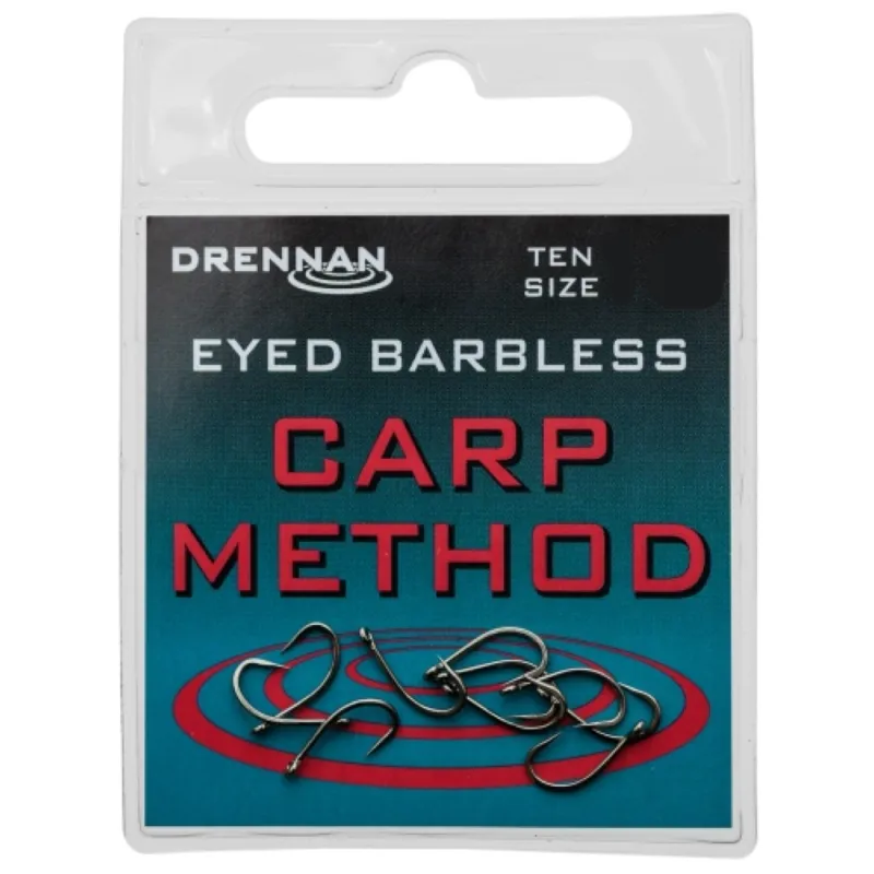 Haczyki Drennan Carp Method Nr 20 – 10 szt. bezzadziorowe