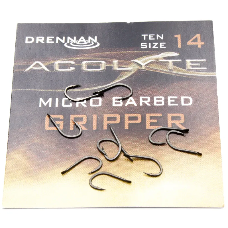 Haczyki Drennan Acolyte Gripper Nr 14 – najmocniejsze haki do dużych ryb