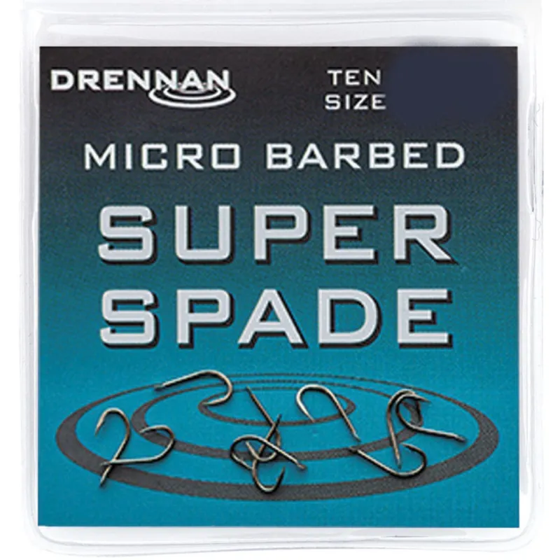 Haczyki Drennan Super Spade Nr 10 – mocne haczyki feederowe i rzeczne
