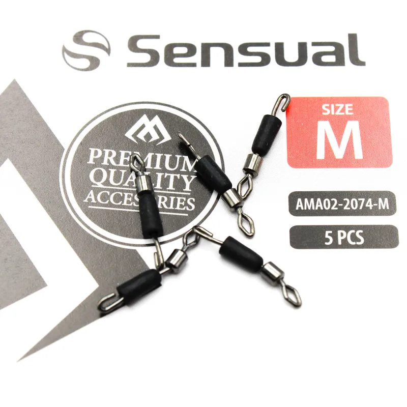 Mikado Szybkozłączka z krętlikiem rozm. M – 5 sztuk