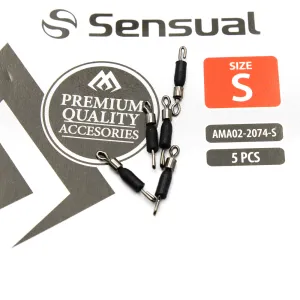 Mikado Szybkozłączka z krętlikiem rozm. S – 5 sztuk