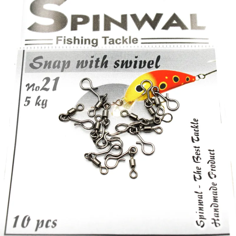 Spinwal Agrafka 21 z krętlikiem – lekka i mocna agrafka do ultralightu