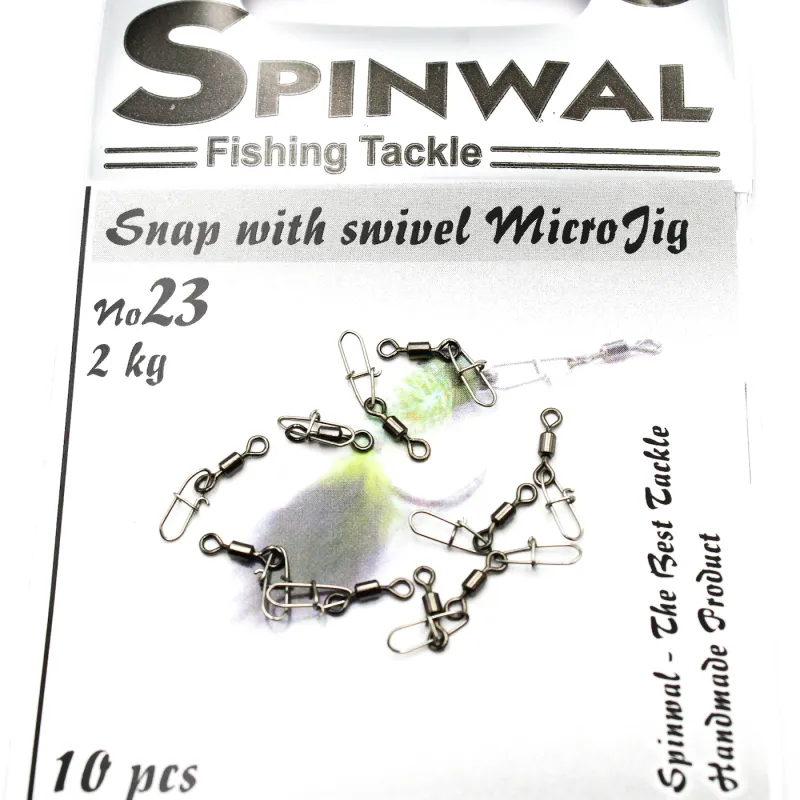 Spinwal Agrafka 23 z krętlikiem – mikro agrafka do ultralightu 2 kg