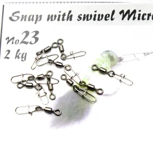 Spinwal Agrafka 23 z krętlikiem – mikro agrafka do ultralightu 2 kg