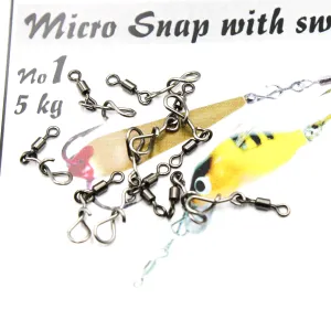 Spinwal Mikro Snap 1 z krętlikiem – mikro agrafka do ultralightu 5 kg