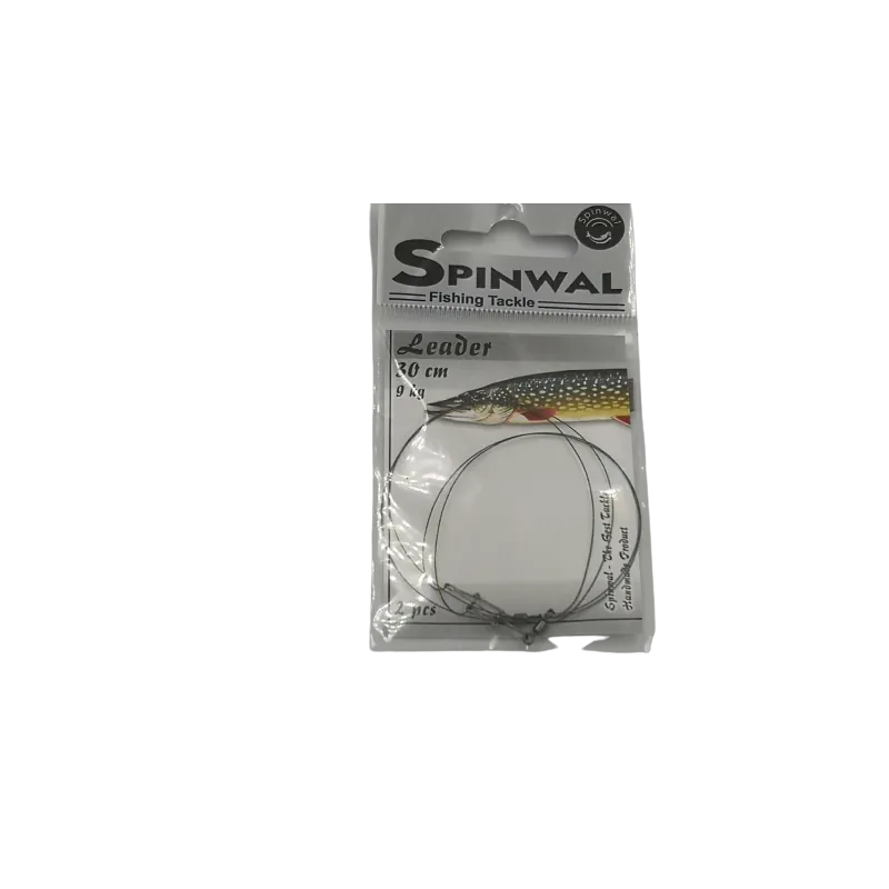 Spinwal Przypon wolframowy 30 cm 9 kg – mocny przypon na szczupaka i sandacza