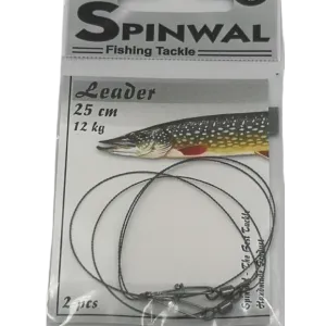 Spinwal Przypon wolframowy 25 cm 12 kg – mocny przypon na szczupaka i sandacza