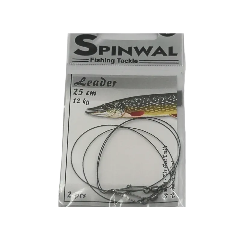 Spinwal Przypon wolframowy 25 cm 12 kg – mocny przypon na szczupaka i sandacza