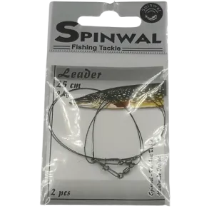 Spinwal Przypon wolframowy 25 cm 9 kg – wytrzymały przypon na szczupaka i sandacza