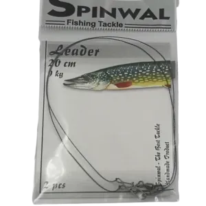 Spinwal Przypon wolframowy 20 cm 9 kg – elastyczny przypon na szczupaka