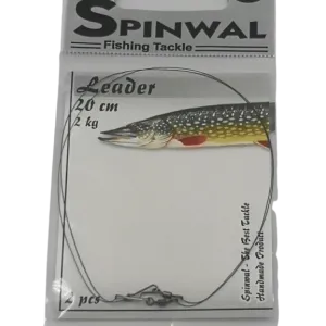 Spinwal Przypon wolframowy 20 cm 2 kg do paprocha – delikatny przypon do lekkiego spinningu