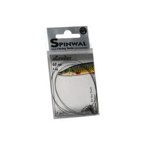 Spinwal Przypon wolframowy 40 cm 9 kg – elastyczny przypon na szczupaka