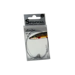 Spinwal Przypon wolframowy 40 cm 3 kg – lekki przypon do finezyjnego spinningu