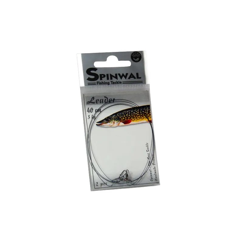 Spinwal Przypon wolframowy 40 cm 3 kg – lekki przypon do finezyjnego spinningu