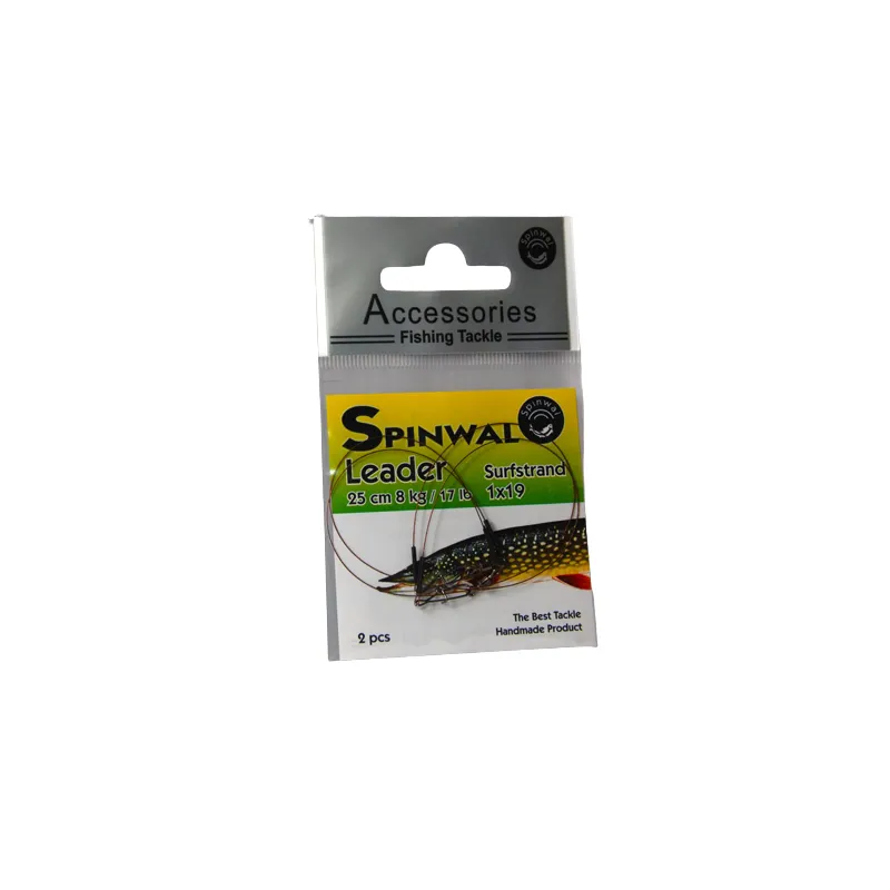 Spinwal Przypon Surfstrand 25 cm 8 kg – stalowy przypon do lekkiego spinningu