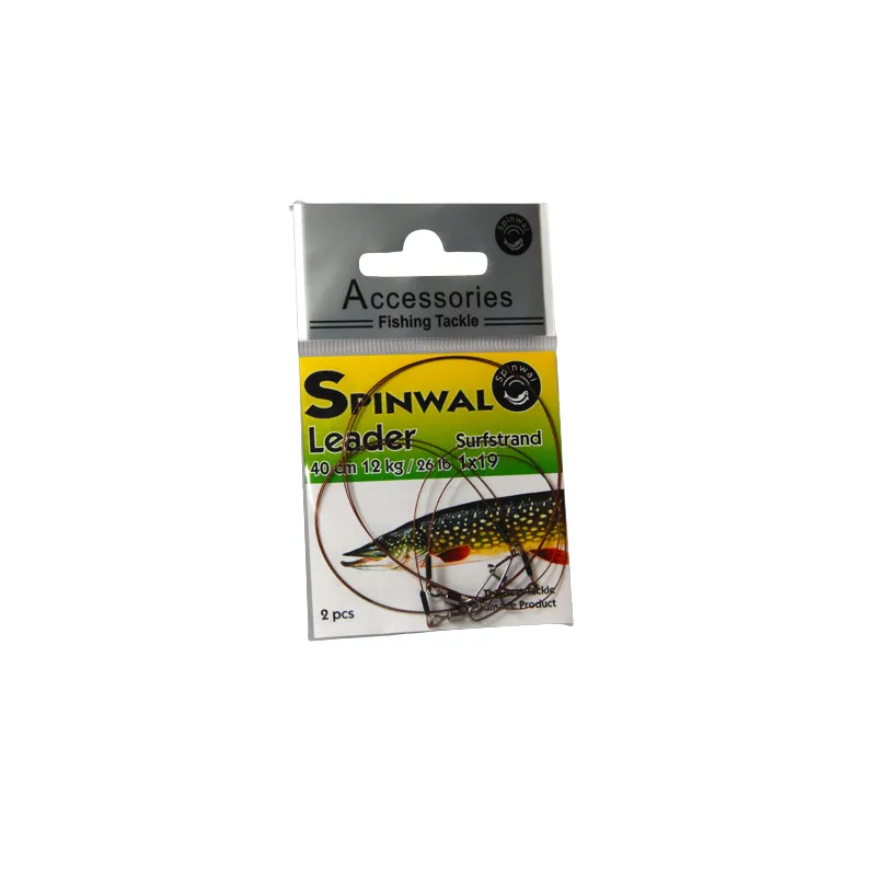 Spinwal Przypon Surfstrand 40 cm 12 kg – stalowy przypon do spinningu