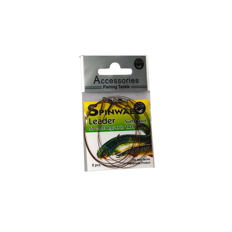Spinwal Przypon Surfstrand 50 cm 21 kg – stalowy przypon do spinningu