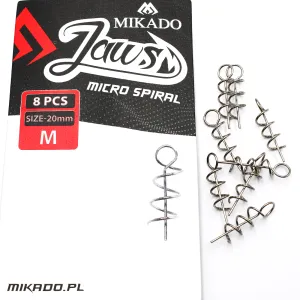 Wkręt do Gum Jaws Micro Spiral M 20mm (8 szt.) | Mikado