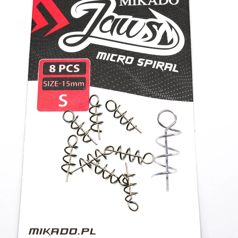 Wkręt do Gum Jaws Micro Spiral S 15mm (8 szt.) | Mikado