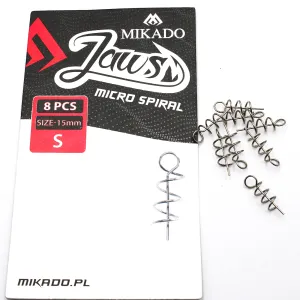 Wkręt do Gum Jaws Micro Spiral S 15mm (8 szt.) | Mikado