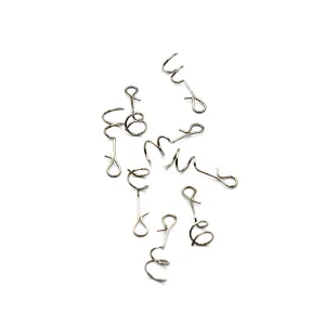 Wkręt z Klipsem do Haczyka Offset Jaws S 15mm (8 szt.) | Mikado