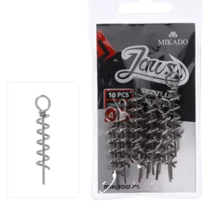 Wkręt do Przynęt Miękkich Jaws 26mm/4mm (10 szt.) | Mocne wkręty do gum