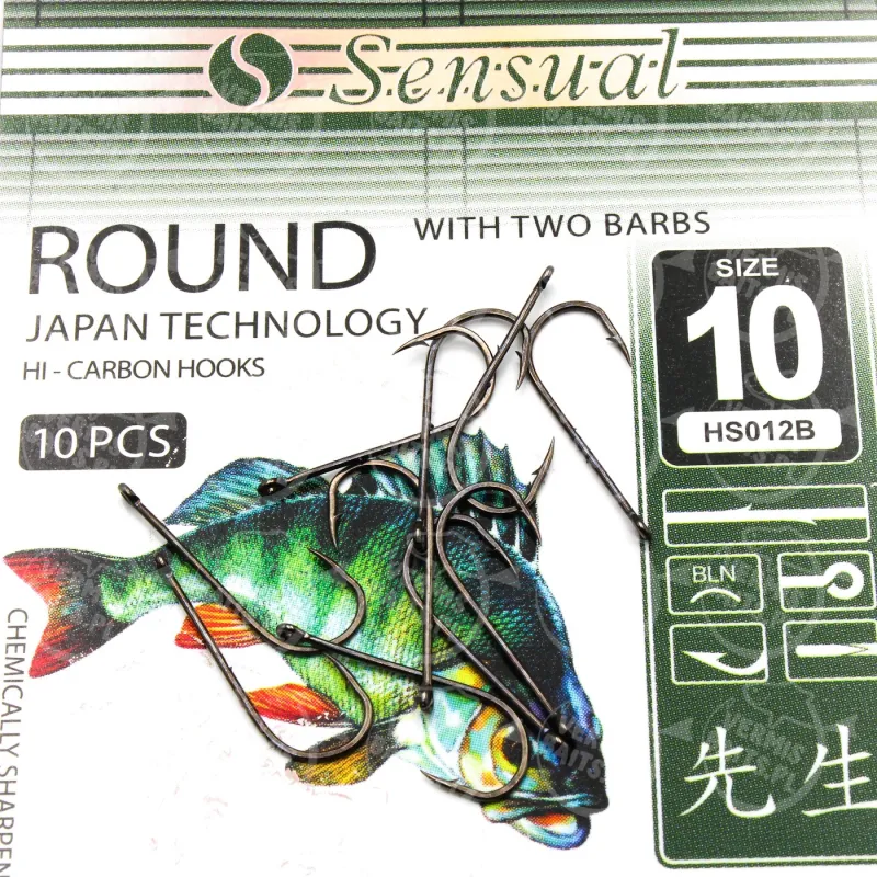 Haczyki Mikado Sensual Round nr 10 BN 10szt.