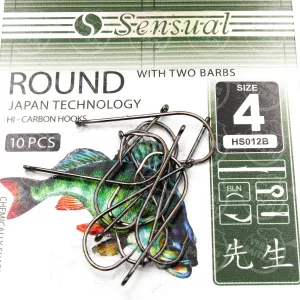 Haczyki Mikado Sensual Round nr 4 BN 10szt.
