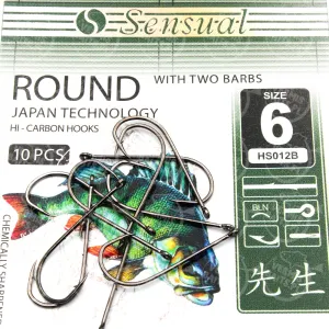 Haczyki Mikado Sensual Round nr 6 BN 10szt.