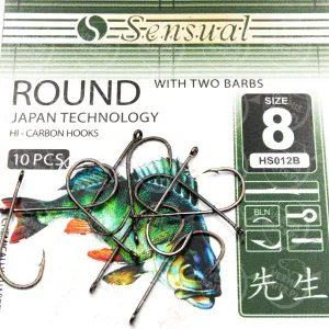 Haczyki Mikado Sensual Round nr 8 BN 10szt.
