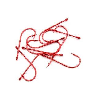 Haczyki Mikado Sensual Round nr 8 RED 10szt.