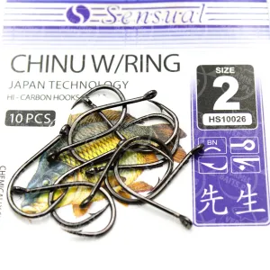 Haczyki Mikado Sensual Chinu W/RING nr 2 BN