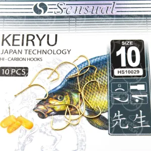 Haczyki Mikado Sensual Keiryu nr 10 GOLD