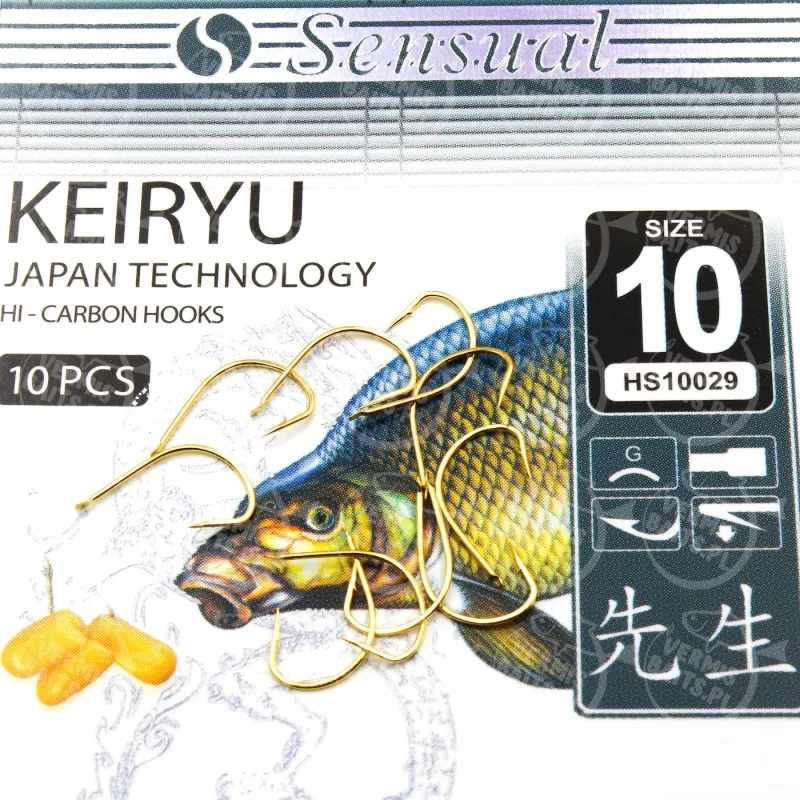 Haczyki Mikado Sensual Keiryu nr 10 GOLD