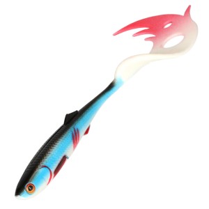 Przynęta Mikado Sicario Pike Tail 8.5cm Bleeding Blue – skuteczna guma na okonia i sandacza