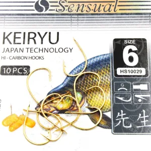 Haczyki Mikado Sensual Keiryu nr 6 GOLD