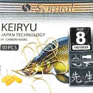 Haczyki Mikado Sensual Keiryu nr 8 GOLD
