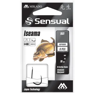 Gotowe Przypony Mikado Sensual Iseama nr 6 / 0.20 mm – mocne i niezawodne przypony karpiowe