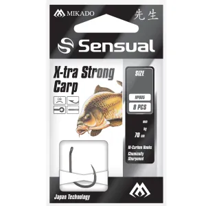 Gotowe Przypony Mikado Sensual X-Tra Strong Carp nr 10 / 0.18 mm – mocne i skuteczne